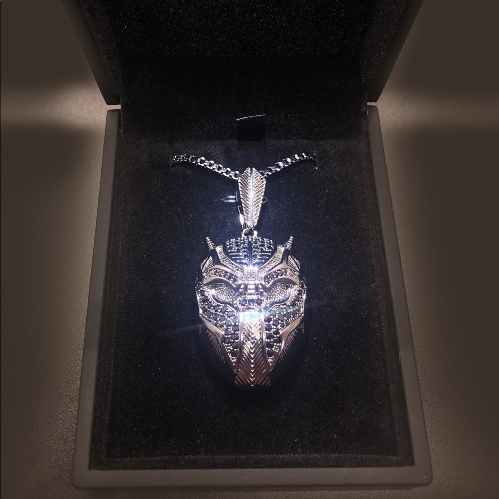 Iced Out Black Panther chain